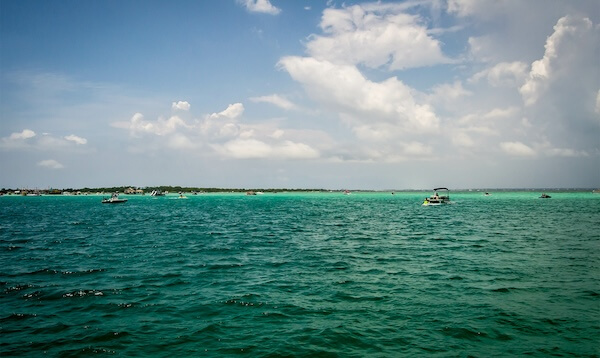 View of the sea